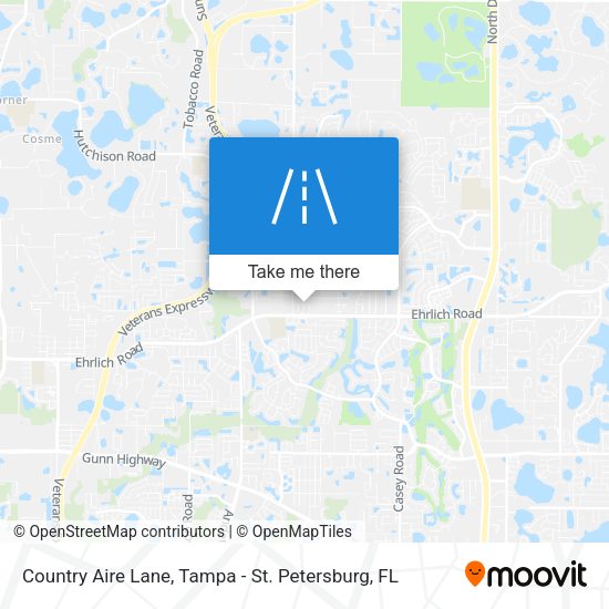 Mapa de Country Aire Lane