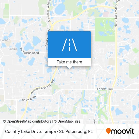 Country Lake Drive map