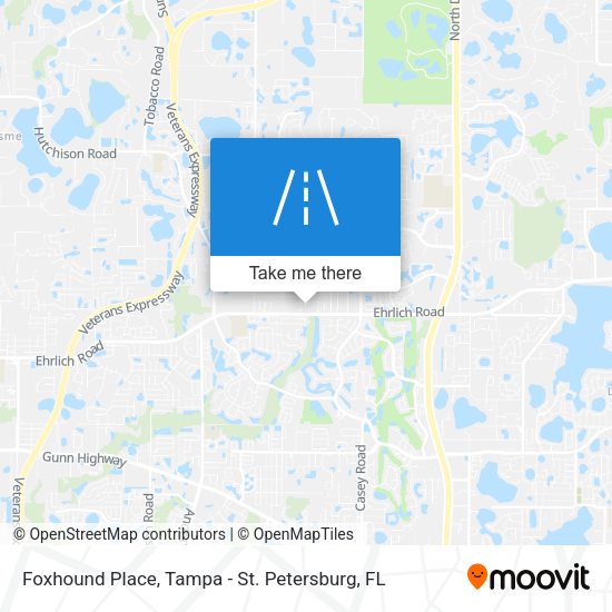 Foxhound Place map