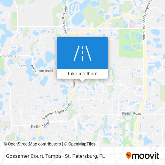 Mapa de Gossamer Court