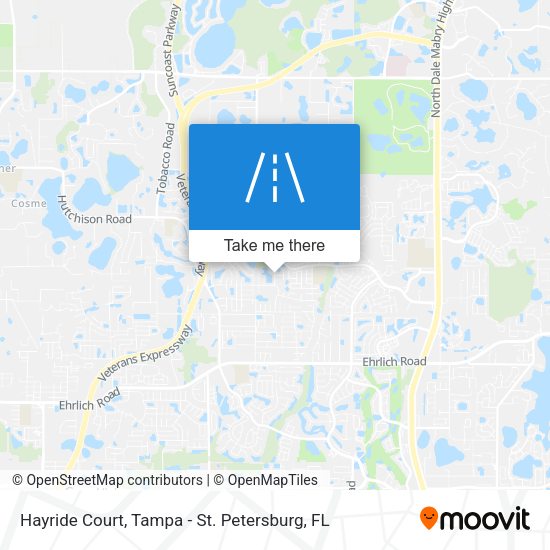 Hayride Court map