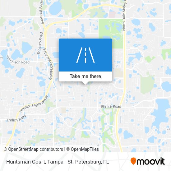 Huntsman Court map