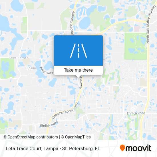 Leta Trace Court map