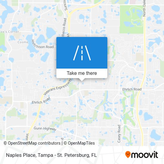 Naples Place map