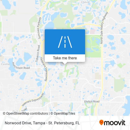 Mapa de Norwood Drive