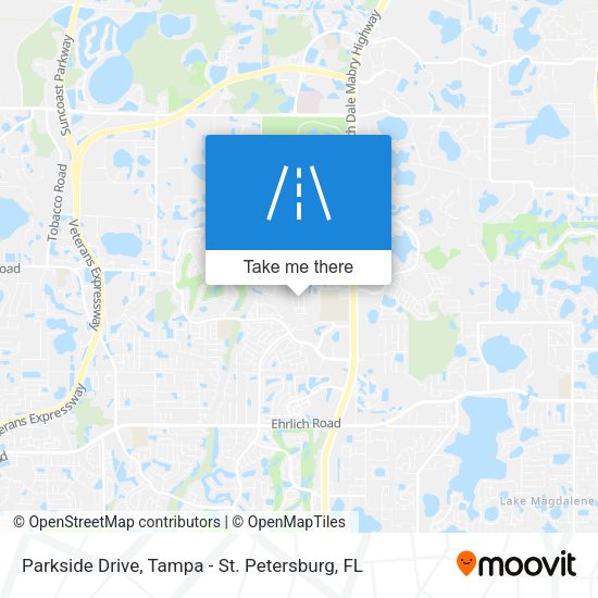 Mapa de Parkside Drive