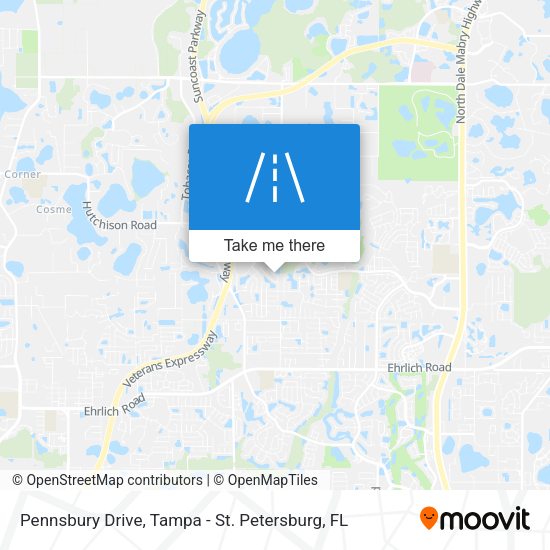 Pennsbury Drive map