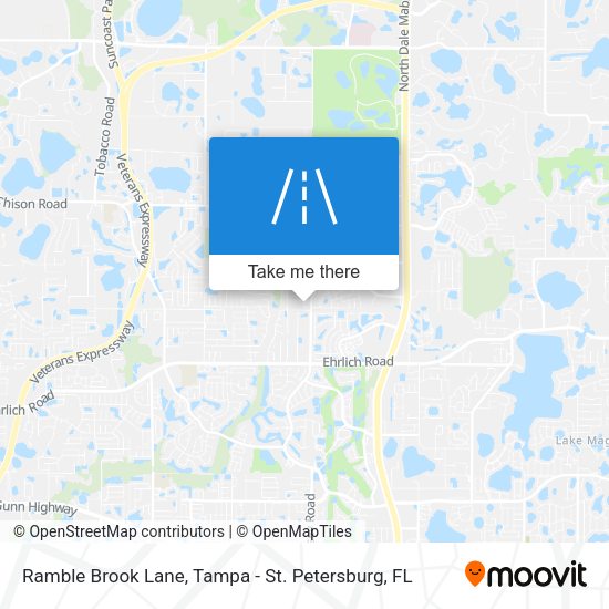 Ramble Brook Lane map