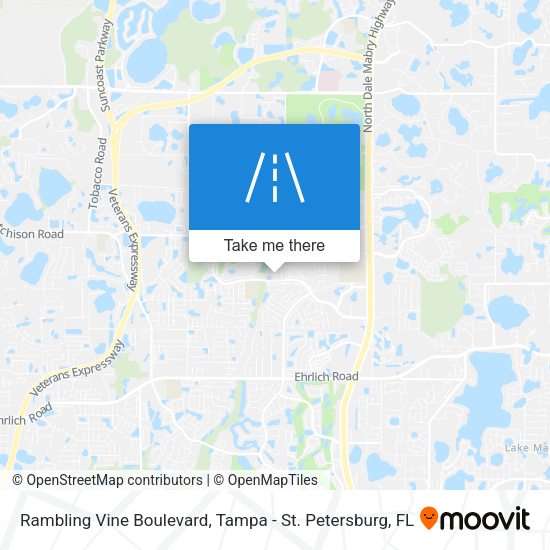 Mapa de Rambling Vine Boulevard