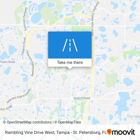 Rambling Vine Drive West map