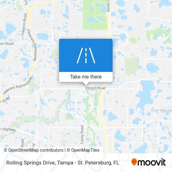 Rolling Springs Drive map