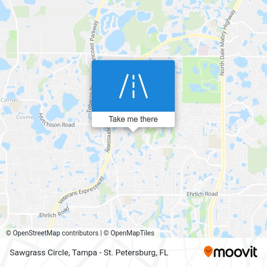Sawgrass Circle map