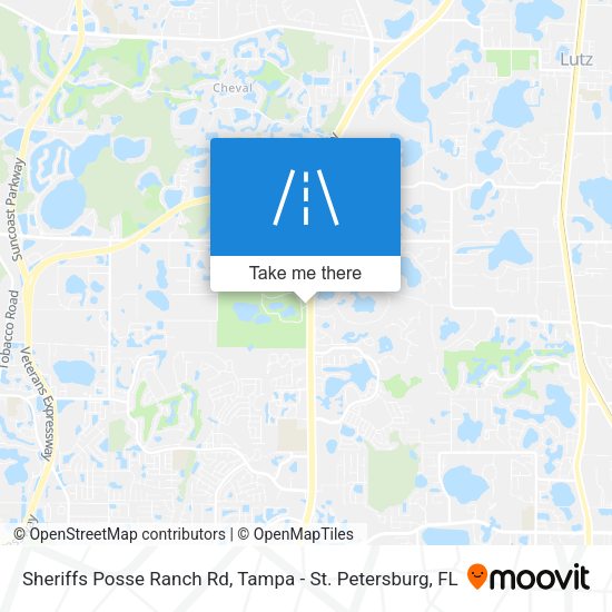 Mapa de Sheriffs Posse Ranch Rd