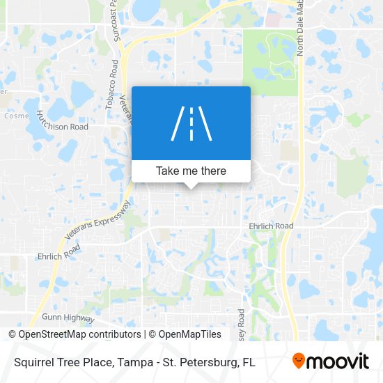 Mapa de Squirrel Tree Place