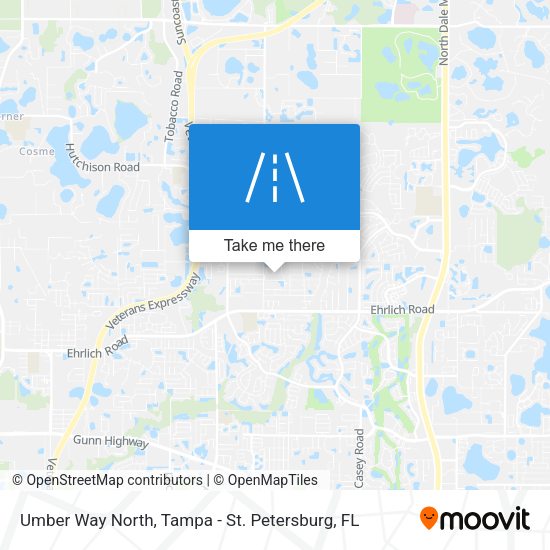 Umber Way North map