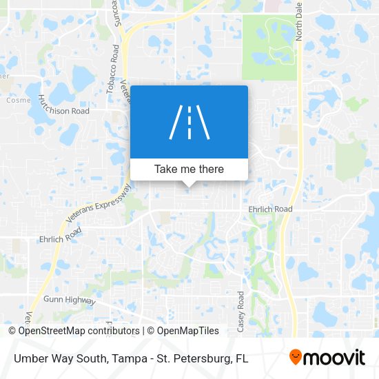 Umber Way South map