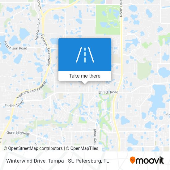 Winterwind Drive map