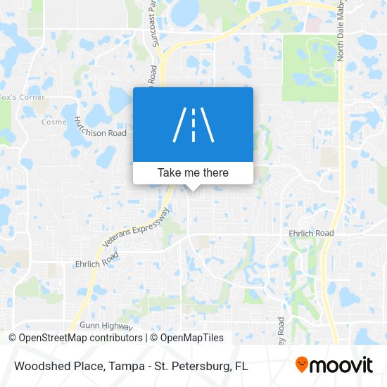 Woodshed Place map
