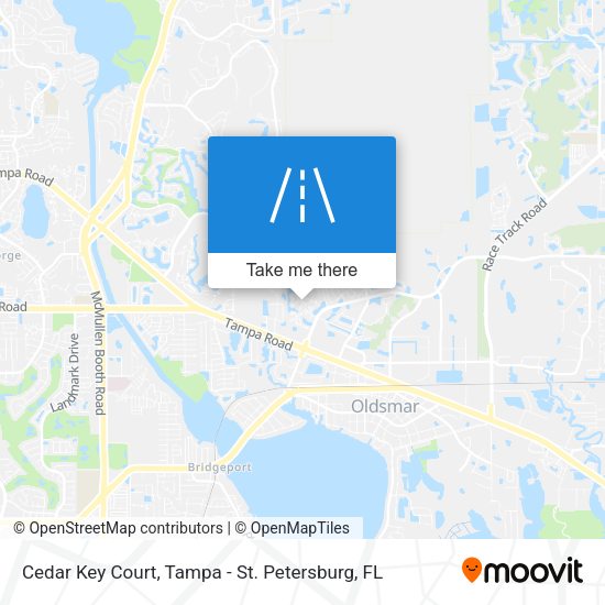 Cedar Key Court map