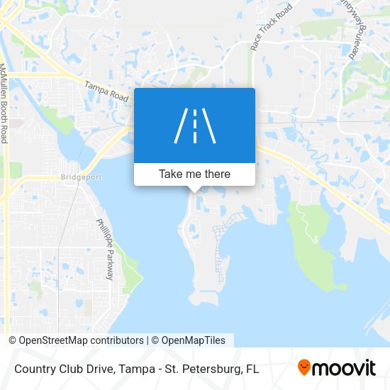 Country Club Drive map