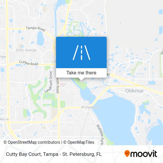 Cutty Bay Court map