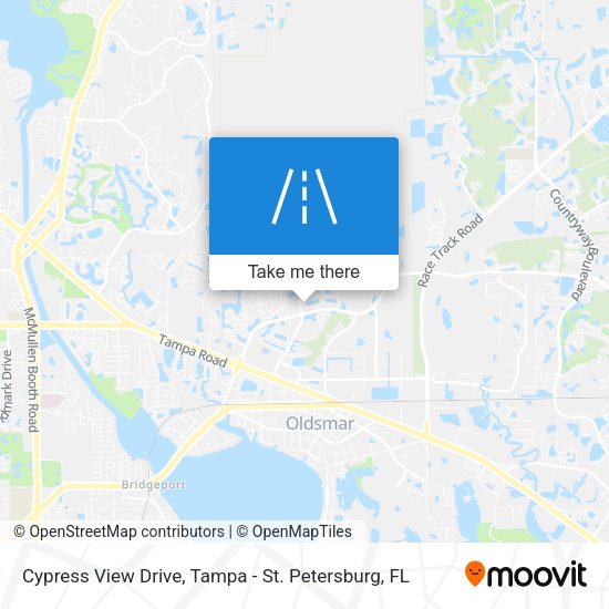 Cypress View Drive map