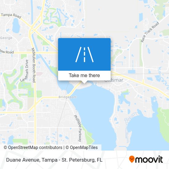 Duane Avenue map