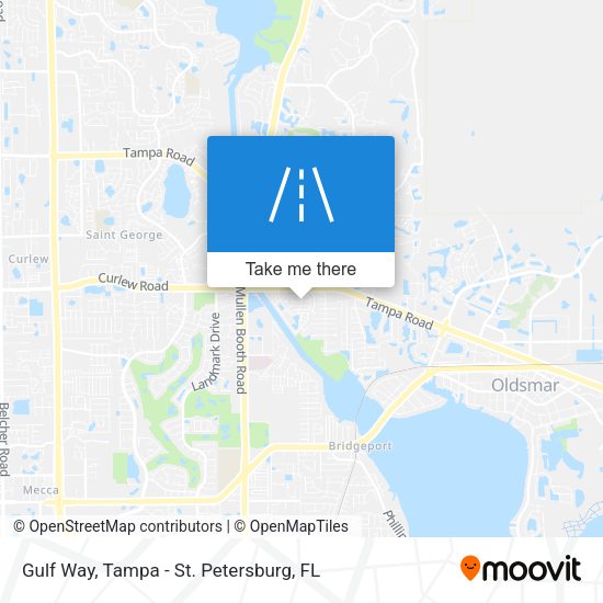 Gulf Way map
