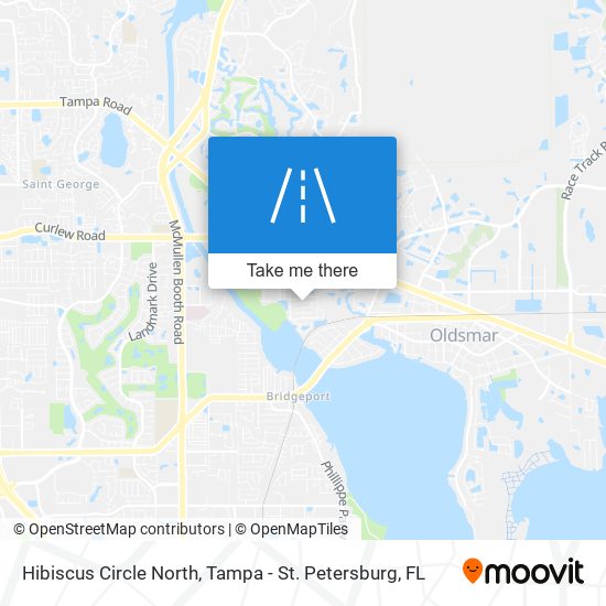 Hibiscus Circle North map