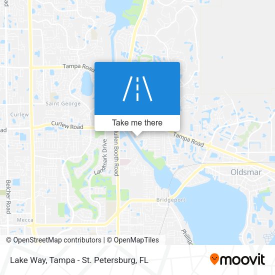 Lake Way map