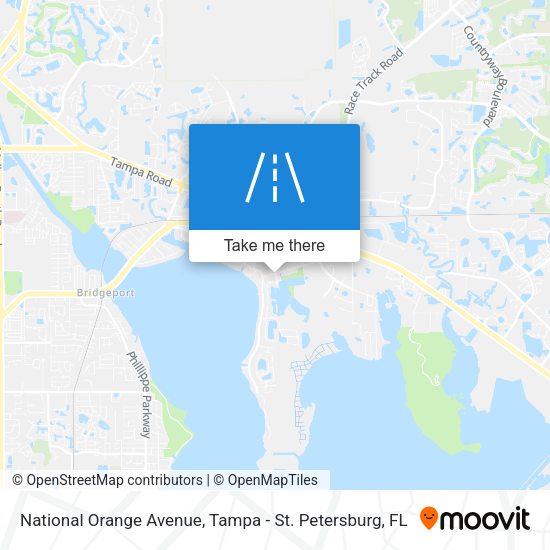 National Orange Avenue map