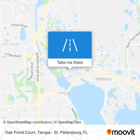Oak Pond Court map
