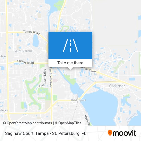 Saginaw Court map