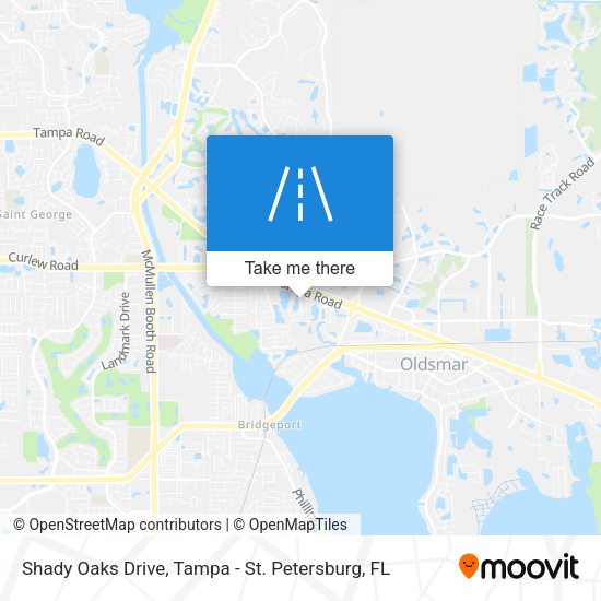 Shady Oaks Drive map