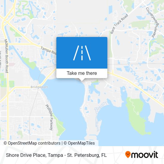 Shore Drive Place map