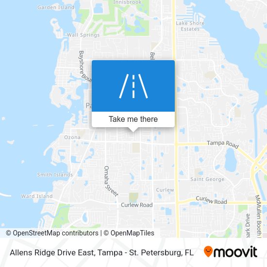 Allens Ridge Drive East map