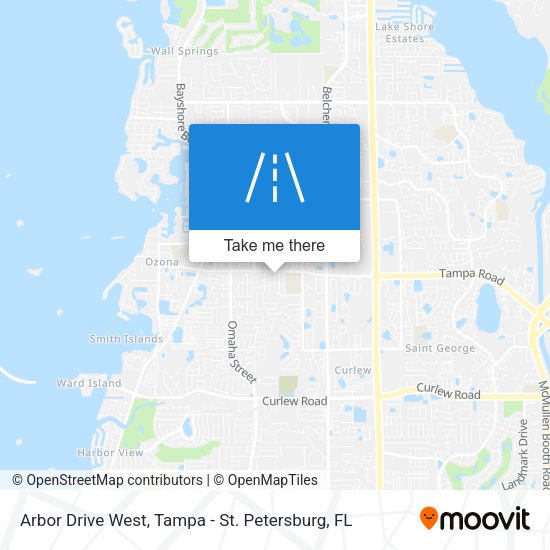 Arbor Drive West map