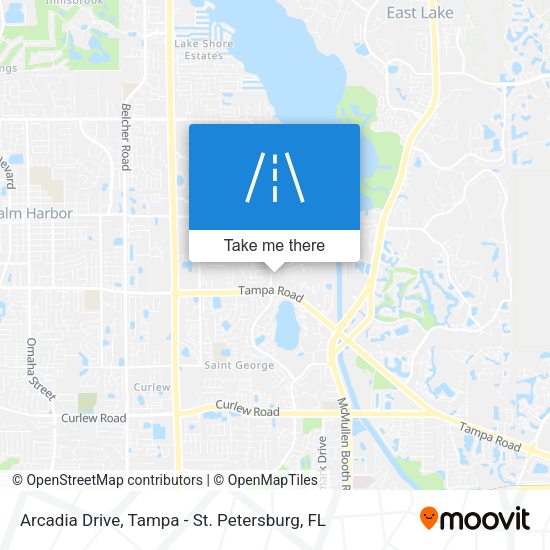 Arcadia Drive map