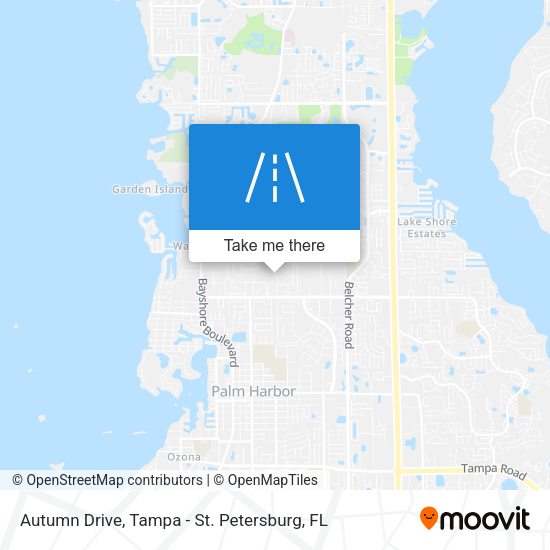Mapa de Autumn Drive