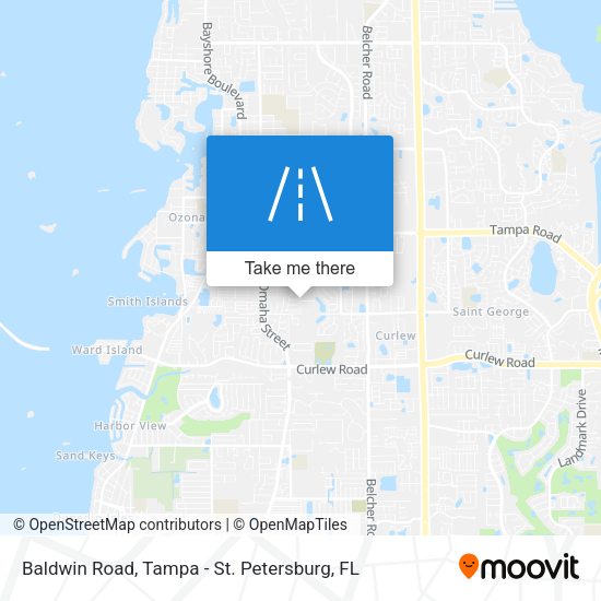 Mapa de Baldwin Road