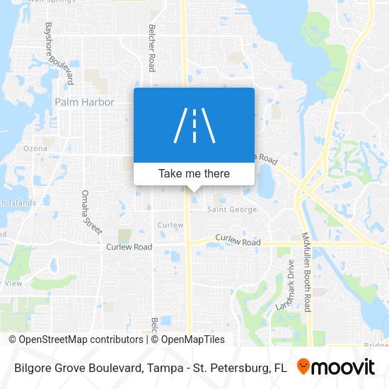 Bilgore Grove Boulevard map
