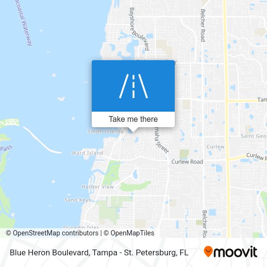 Blue Heron Boulevard map