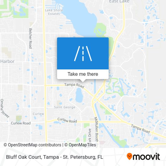 Bluff Oak Court map