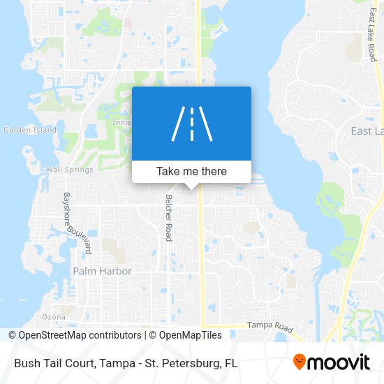Mapa de Bush Tail Court
