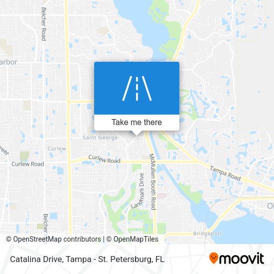 Catalina Drive map