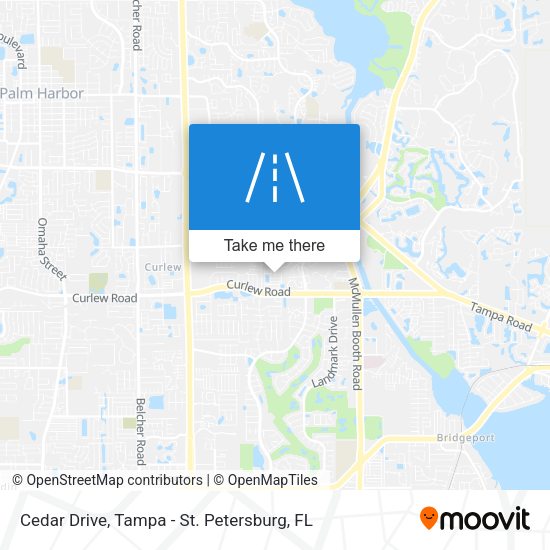 Mapa de Cedar Drive