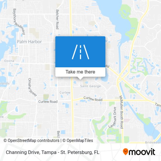 Channing Drive map