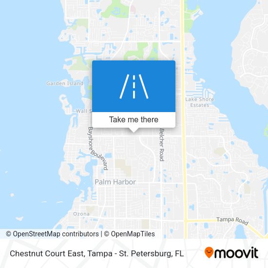 Mapa de Chestnut Court East