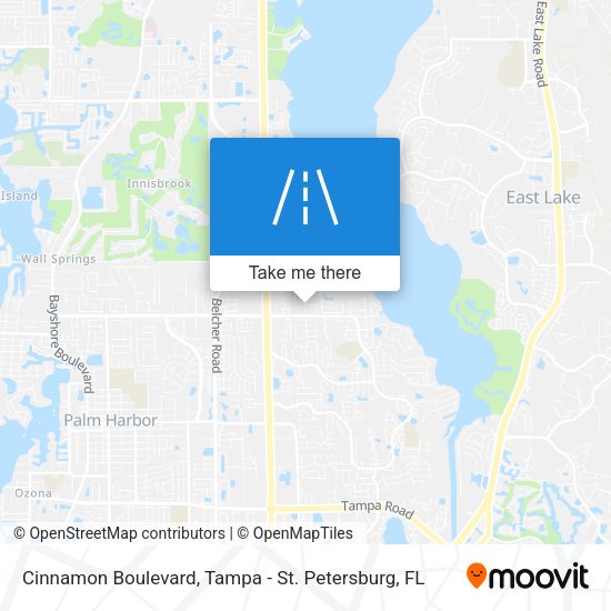 Cinnamon Boulevard map