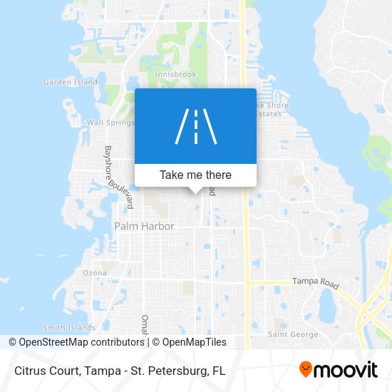 Citrus Court map